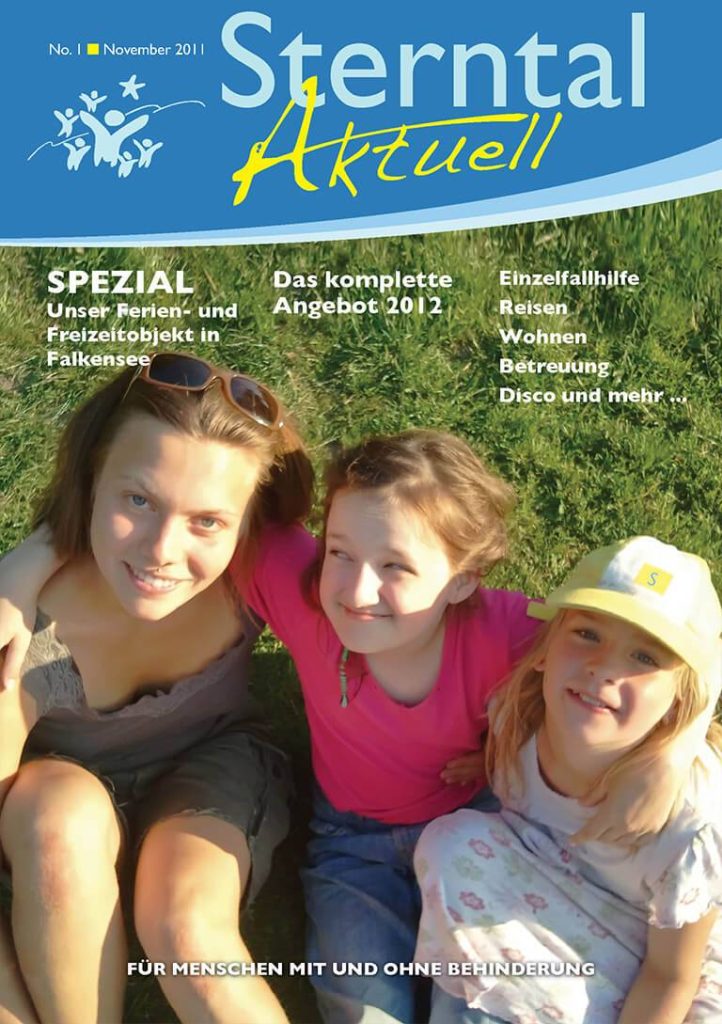 Sterntal aktuell Titelbild mit drei Mädels auf dem Cover